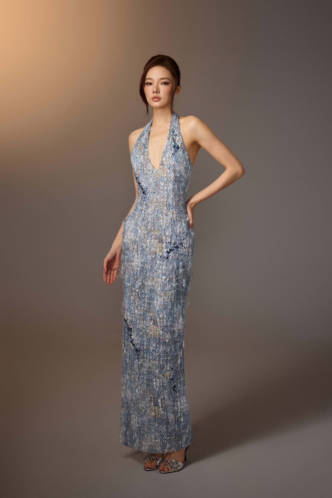 kristal maxi dress Sea Crystal | Designer Dress Primavera Couture 4483 Short Womens Kristal Maxi Dress Size:Custom Only Price_GBP20 - GBP30