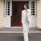 White Wide Leg Pants
