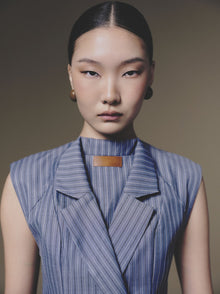 Blue Double Vest