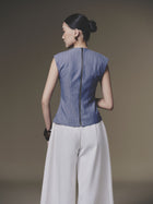 Blue Double Vest