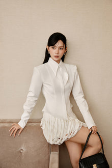 Keira Tong Fringe Mini Skirt