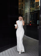Keira Tong Sleeveless Shirt Dress