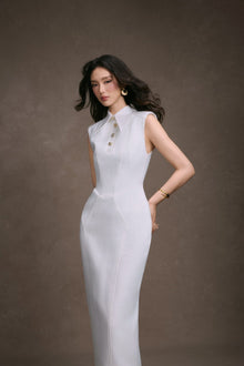 Keira Tong Sleeveless Shirt Dress