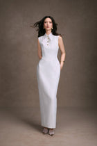Keira Tong Sleeveless Shirt Dress