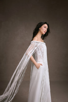 Fringe Lace Corset Top