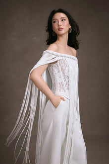 Fringe Lace Corset Top