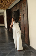 Keira Tong White Bouquet Corset Top
