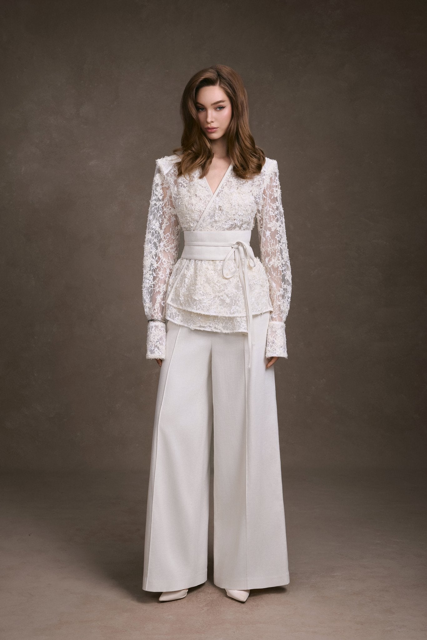 Lace Wrap Top