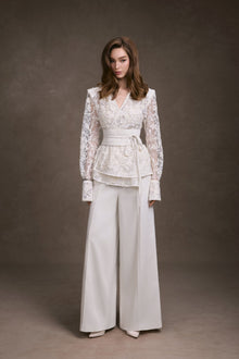 Lace Wrap Top