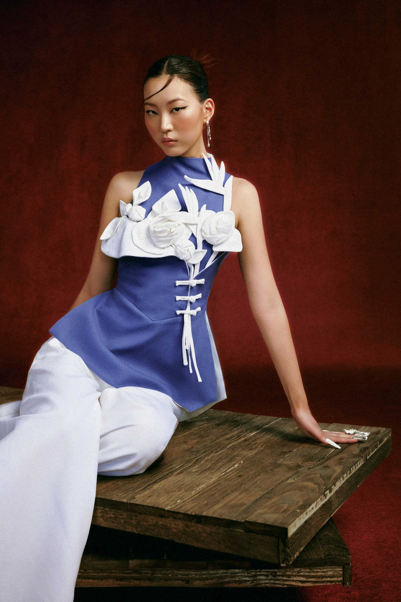 Keira Tong Ao Dai Linen Pants