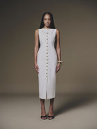 Sleeveless Linen Dress