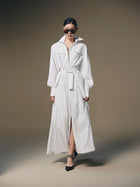 White Thera Shirt Dress