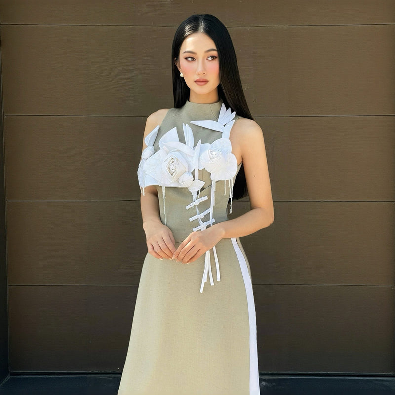 Keira Tong Ao Dai Bạch Uyển