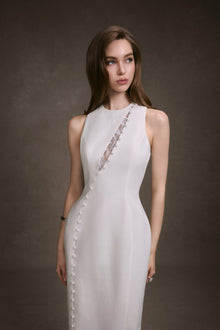 Lace Peek Maxi Dress