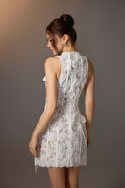 White Orchids Mini Dress