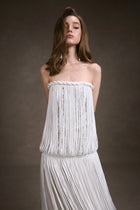 Fringe Lace Corset Dress