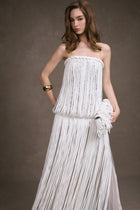 Fringe Lace Corset Dress