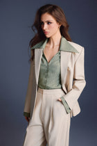 Keira Tong Tailored Cinched Shirt