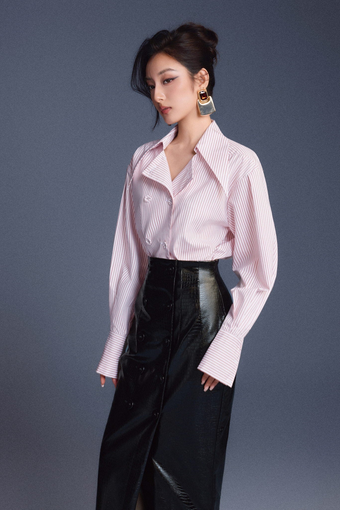 Keira Tong Pink Tailored Shirt
