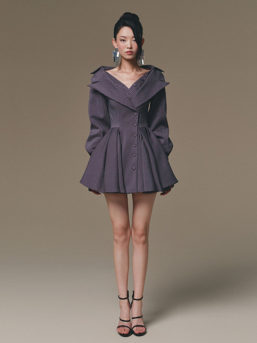 Keira Tong Grey Selena Dress