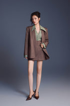 Keira Tong Minimal Fitted Skirt