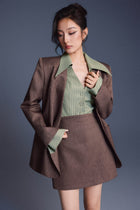 Keira Tong Minimal Fitted Blazer