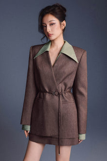 Keira Tong Minimal Fitted Blazer