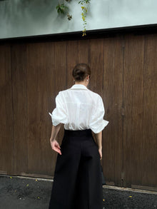 High-waisted Button Pants