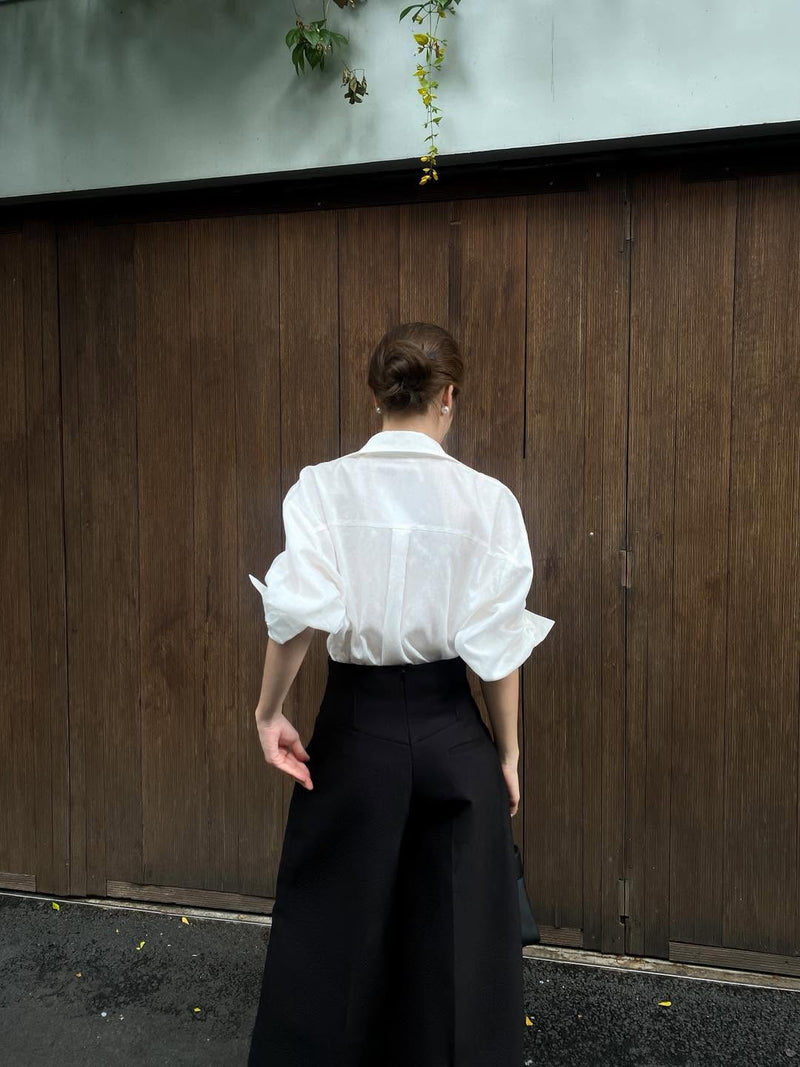 Keira Tong High-waisted Button Pants