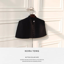 Button Collar Cape