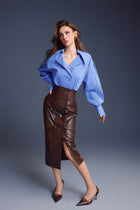 Keira Tong Blue Tailored Shirt