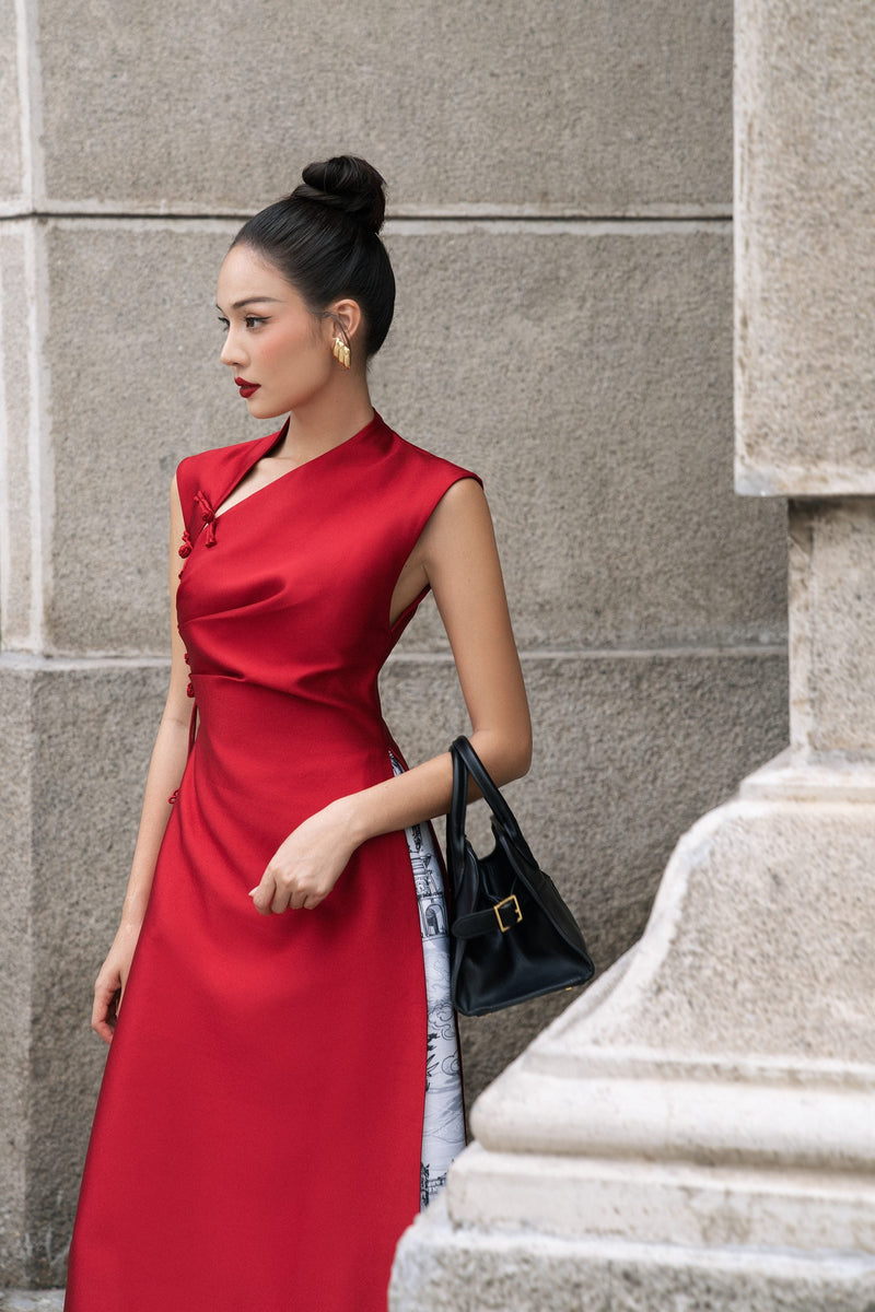Keira Tong Ao Dai Cát
