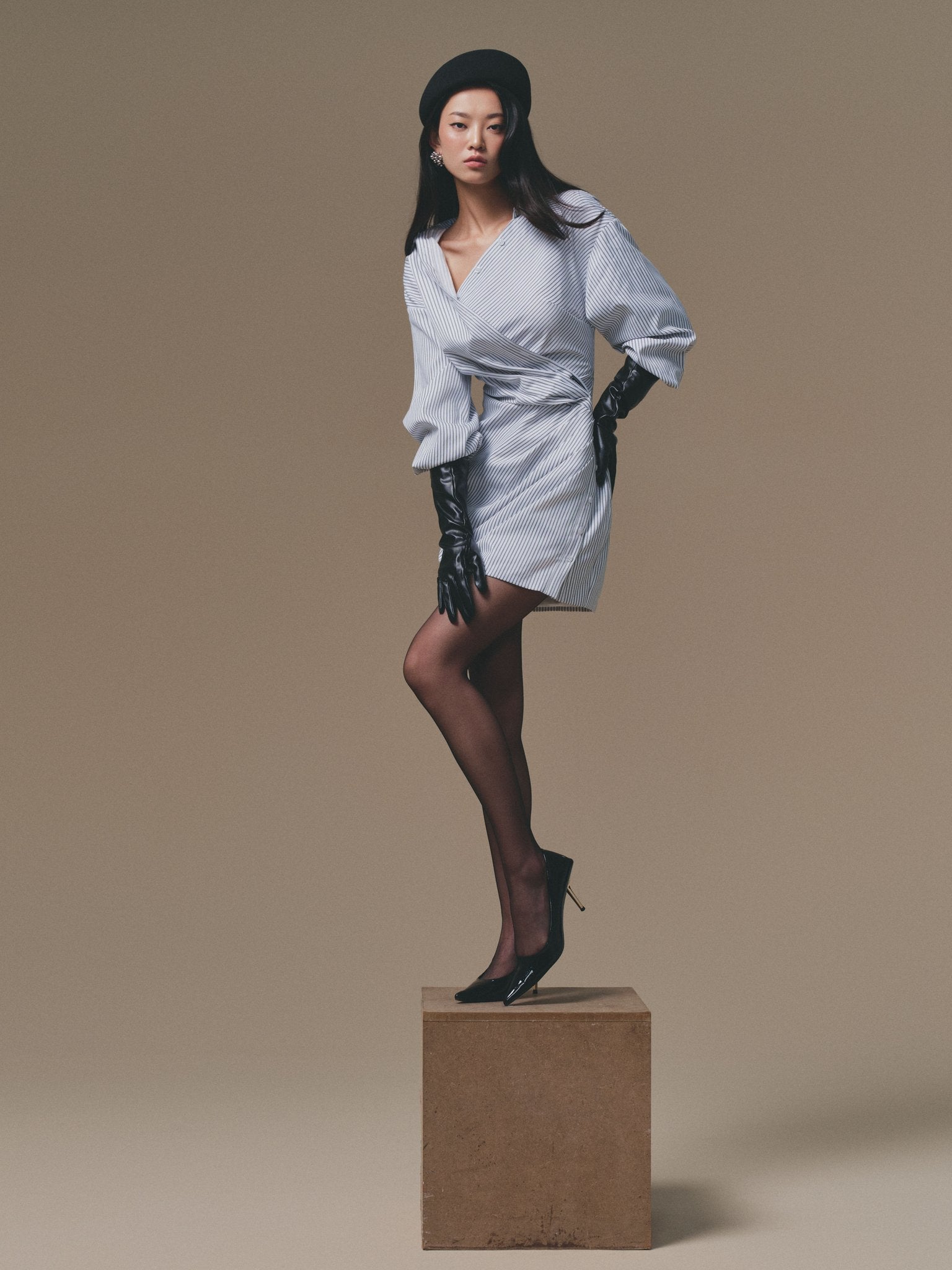 Stripe Sailing Mini Dress
