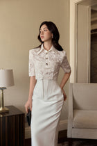 White Gianna Skirt — Keira Tong