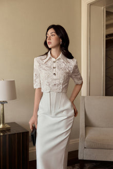White Gianna Skirt — Keira Tong