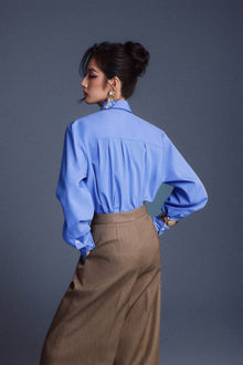 Keira Tong Minimal Wide-leg Pants