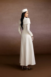 Cape Longsleeves Dress