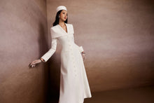 Cape Longsleeves Dress