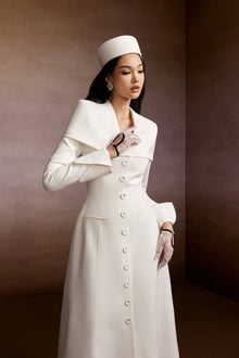Cape Longsleeves Dress