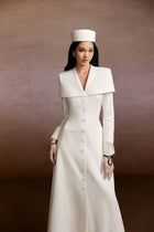 Cape Longsleeves Dress