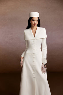 Cape Longsleeves Dress