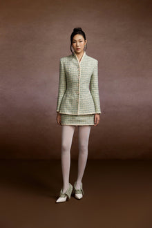 Charm Tweed Blazer and Skirt Set