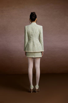 Charm Tweed Blazer and Skirt Set