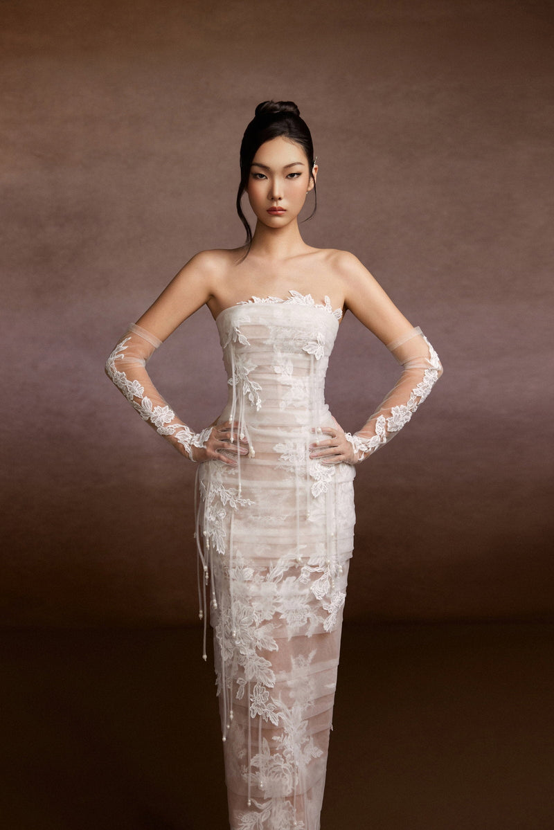 Floral Vine Shading Dress