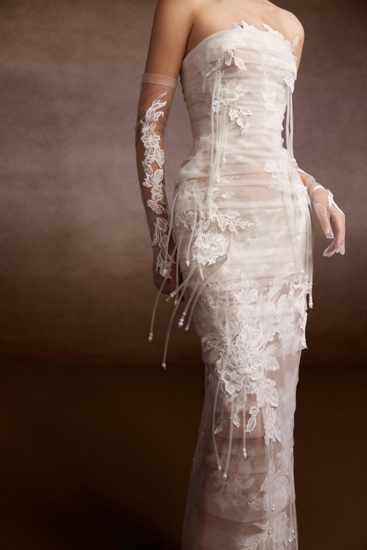 Floral Vine Shading Dress