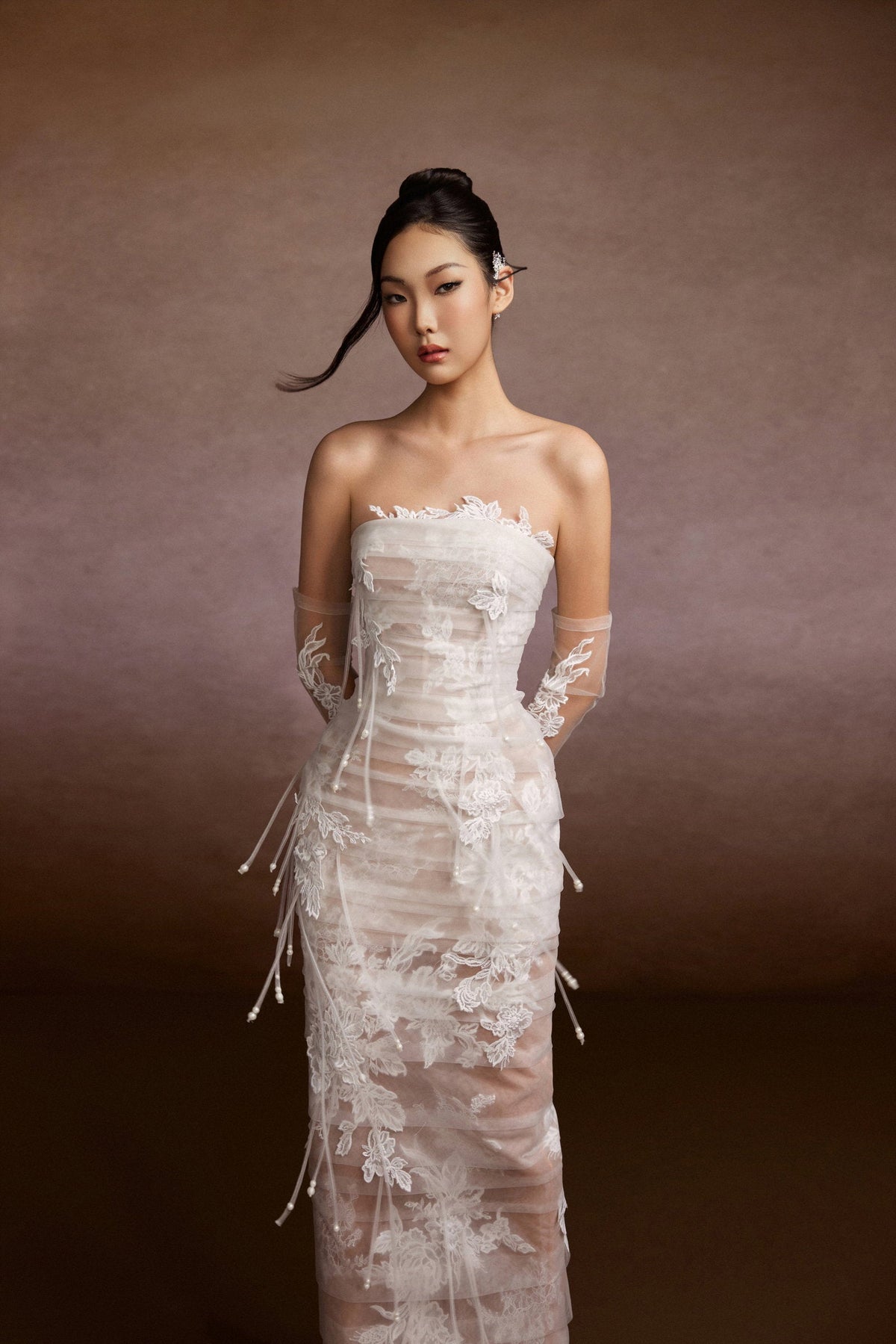 Floral Vine Shading Dress