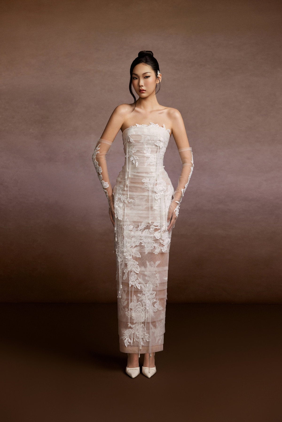 Floral Vine Shading Dress