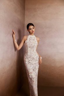 Sequin Halter Dress