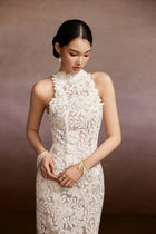Sequin Halter Dress